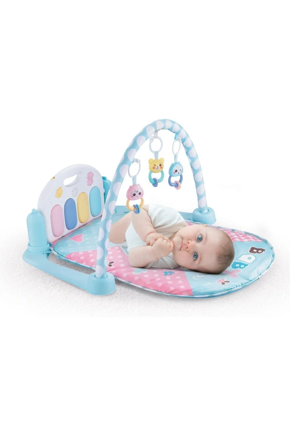 Nini Baby Piyanolu Büyük Oyun Halısı ürün görseli 1