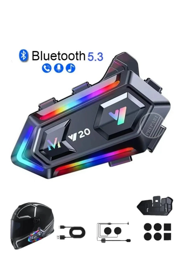 Kask Kulaklık Bluetooth Kulaklık Y-20P Bluetooth Motosiklet Kulaklık 5.3 Motosiklet Kulaklık ürün görseli 1