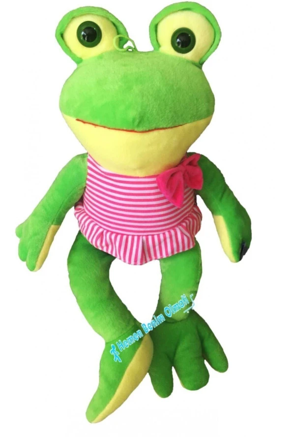 Sevimli Kurbağa Peluş Dev Boy 70 Cm - Resim 2