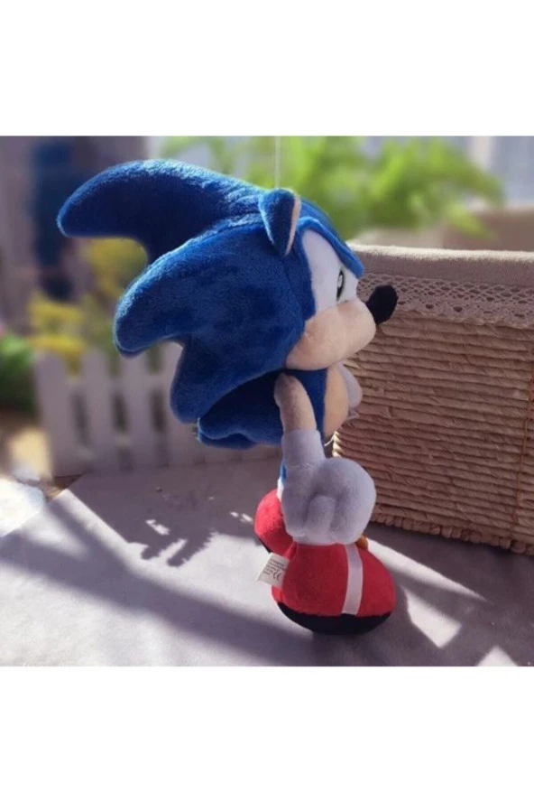 Sonic Peluş Oyuncak 1. Kalite Yerli Üretim 35cm - Resim 5
