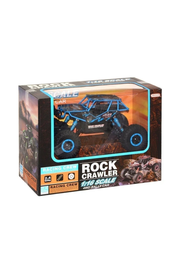 Şarjlı Uzaktan Kumandalı Buggy Jeep Araba 1:16 Rock Crawler Off Road 4x4 ürün görseli 1