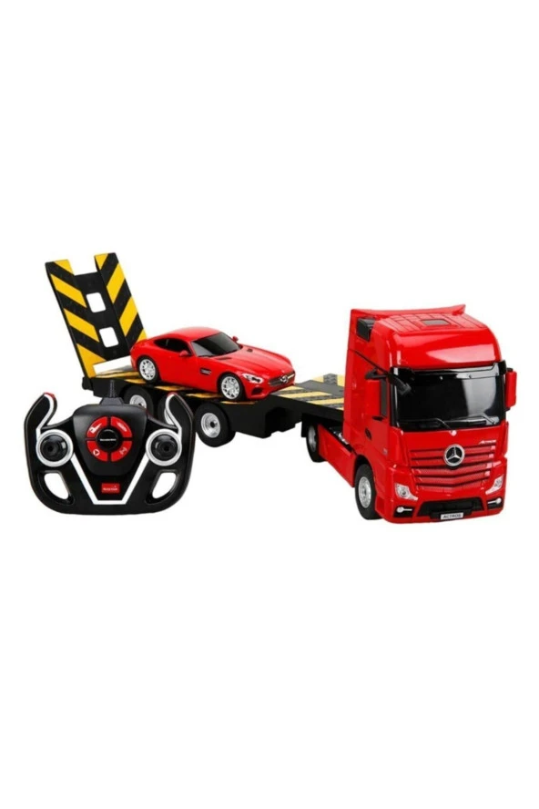 R/c Uzaktan Kumandalı Mercedes Actros Tır + Amg Gt Araba 10889 Kırmızı ürün görseli 1