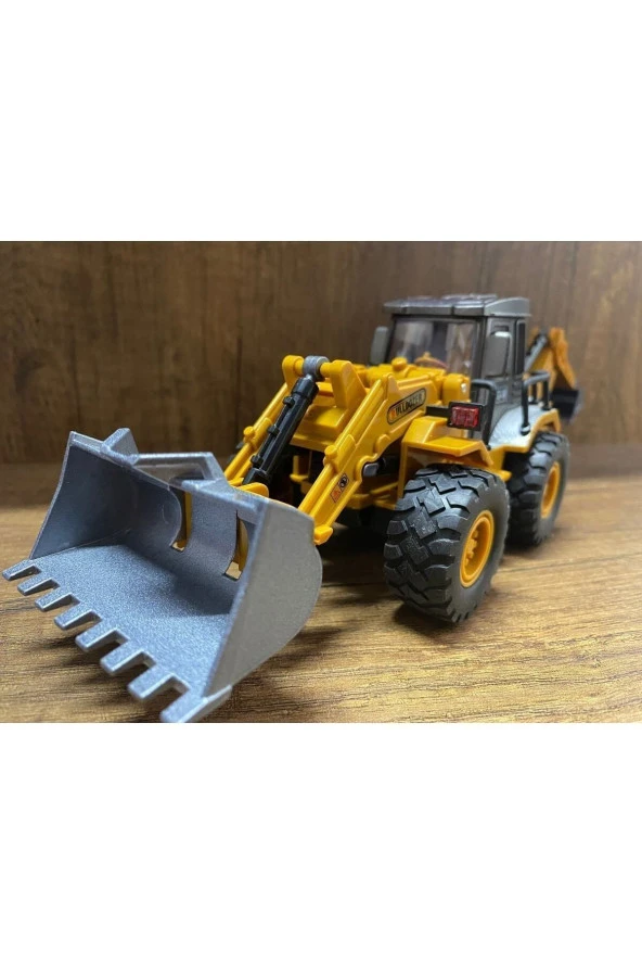 Oyuncak Metal Kepçeli Glw Iş Makineleri Oyuncak Kepçe Dozer iki Taraflı Kepçe ürün görseli 1