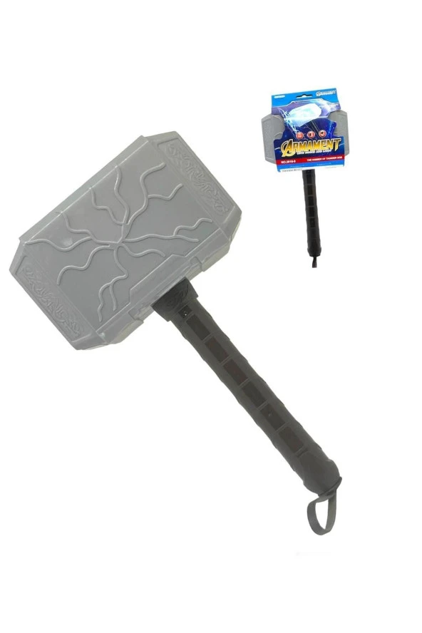 Thor Çekiç Sesli Işıklı 25 cm Tutmalı Hareket Sensörlü Oyuncak - Resim 2