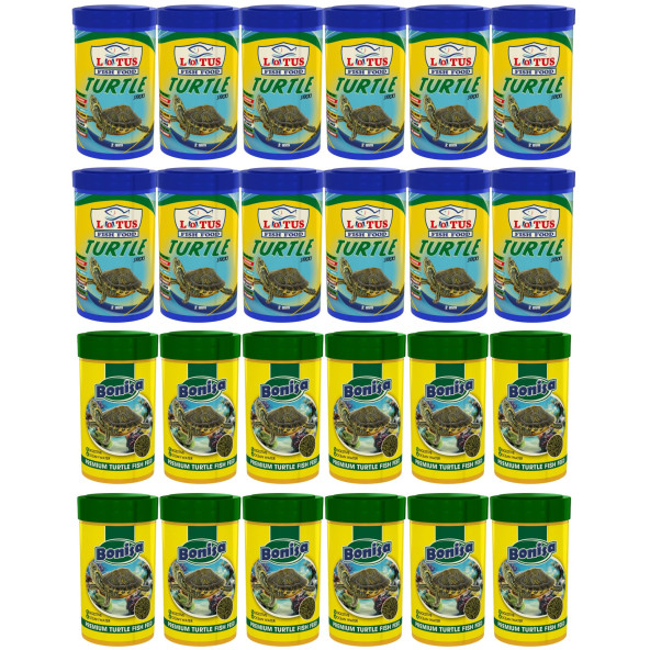 Lotus Turtle Food Sticks 12x100ml, Bonisa 12x100ml Su Kaplumbağası Yüzen Yemi ürün görseli 1