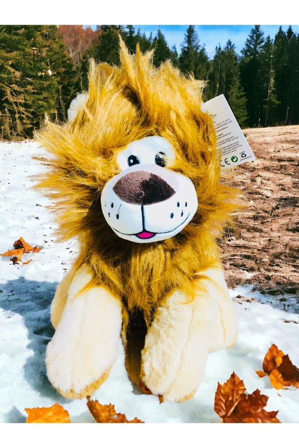 Aslan Peluş Oturan 35 Cm Sevimli Aslan Peluş Oyuncak ürün görseli 1