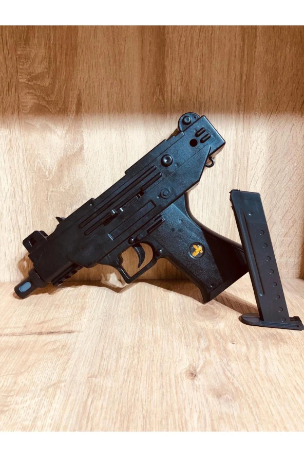 Boncuklu Uzi Silah + 21 Paket Mermi - Resim 2