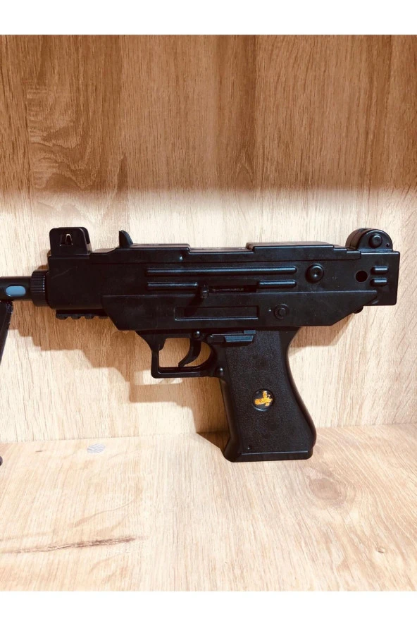 Boncuklu Uzi Silah + 21 Paket Mermi - Resim 3