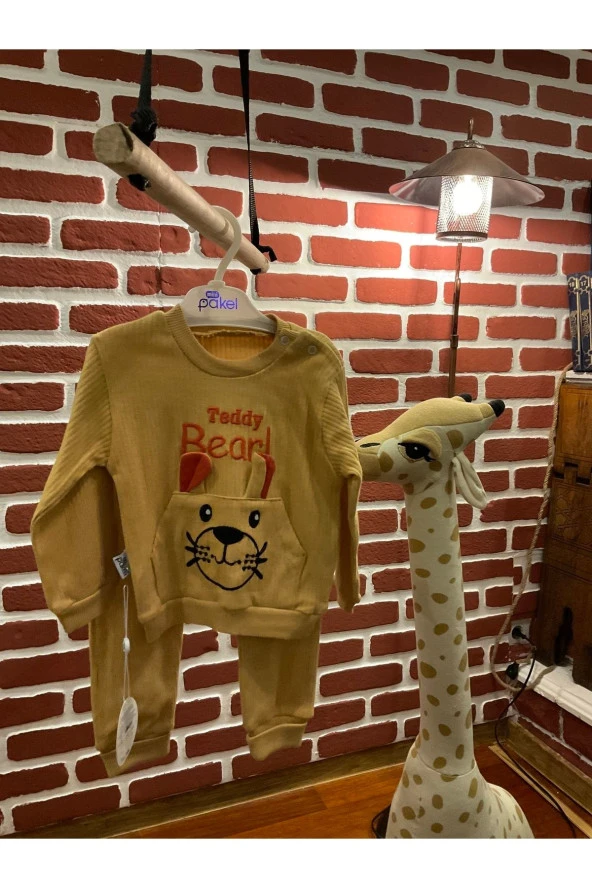 6-12-18 Ay Bear Nakışlı 2 Li Takım ürün görseli 1
