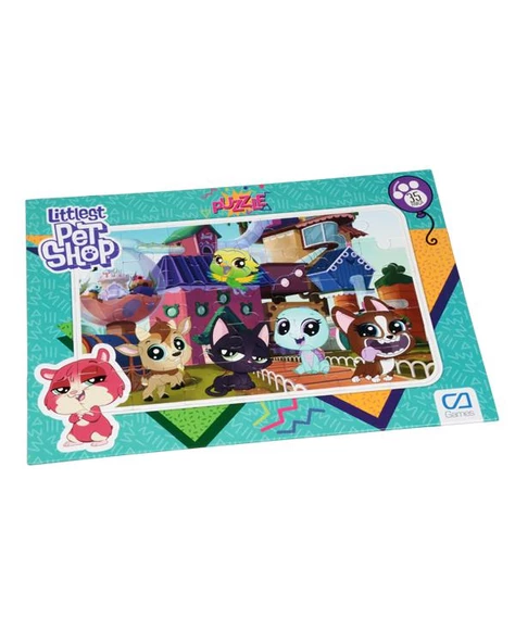 Littlest Pet Shop 35 Parça Frame Puzzle 5019 - Resim 2