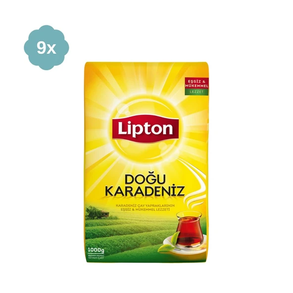 Lipton Doğu Karadeniz Dökme Siyah Çay 1000 gr x 9 Adet ürün görseli 1