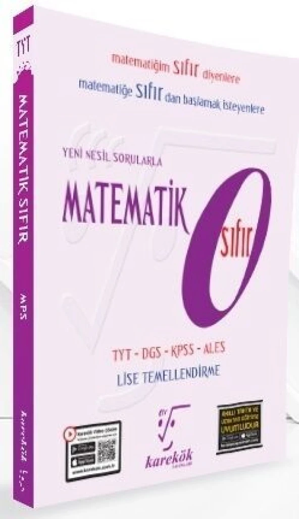 Matematik Sıfır Karekök Yayınları ürün görseli 1