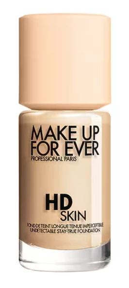 MAKE UP FOR EVER HD Skin 1N10 - Gözle görülmeyen uzun süre kalıcı fondöten 30 ML ürün görseli 1