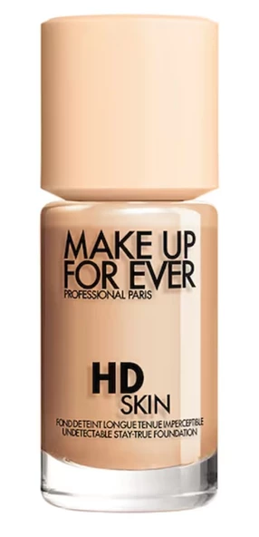 MAKE UP FOR EVER HD Skin 1R12 - Gözle görülmeyen uzun süre kalıcı fondöten 30 ML ürün görseli 1