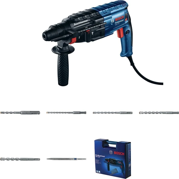 Bosch Gbh 240 Sds Kırıcı Delici +5 Parça Sds Plus Set ürün görseli 1