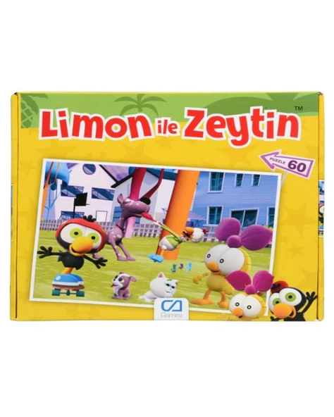 Limon İle Zeytin 60 Parça Puzzle ürün görseli 1