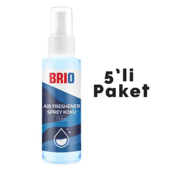 Brio Sprey Koku 170 Ml Ocean 5'li Paket ürün görseli 1