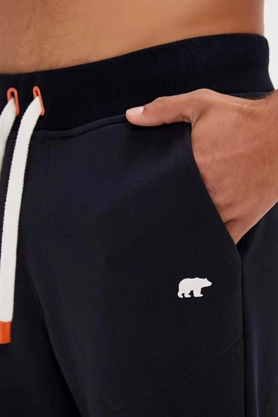 Bad Bear Less Plain Navy Men's Sweatpants - Resim 3