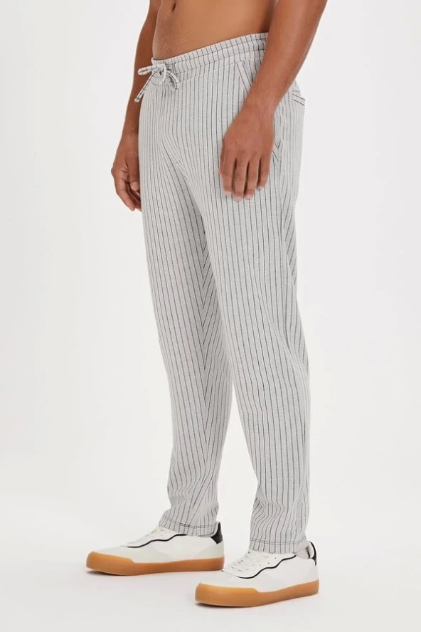 Bad Bear Homer Off-White Men's Pants - Resim 2