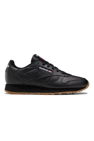 Reebok CL LTHR 100010469 Unisex Sneaker Ayakkabı Siyah 35-39 ürün görseli 1