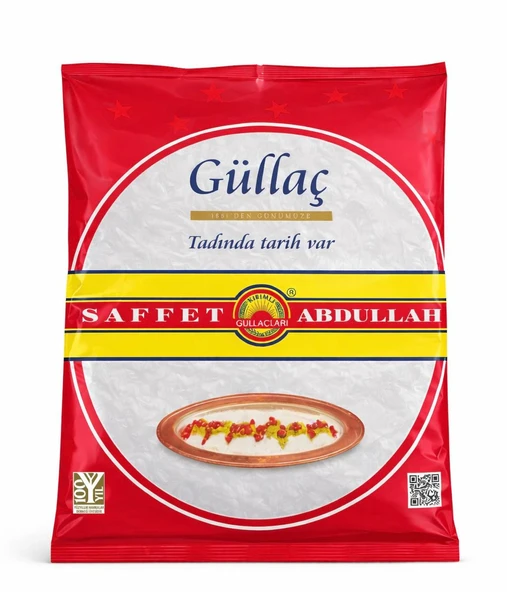Saffet Abdullah Güllaç Poşet Ambalaj 250 gr x 3 Paket ürün görseli 1