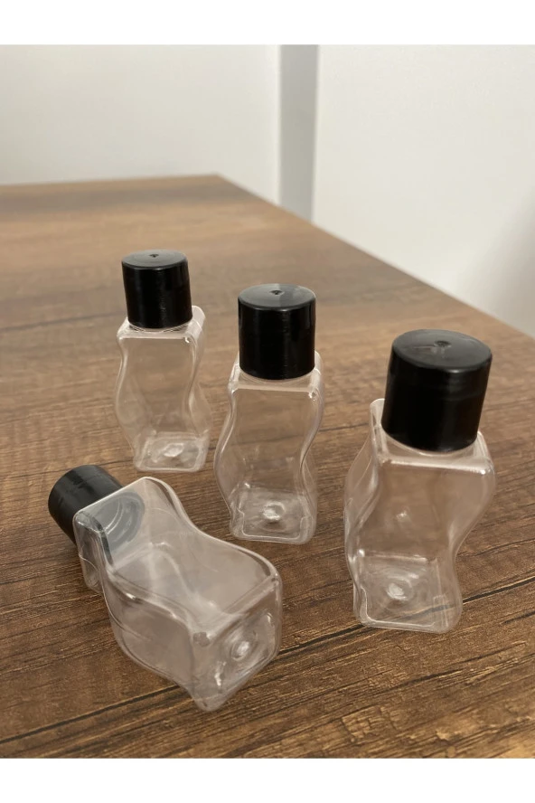 100 Adet Kapaklı Boş Şişe 30 Ml Dekoratif Şampuan Şişesi Us-06 ürün görseli 1