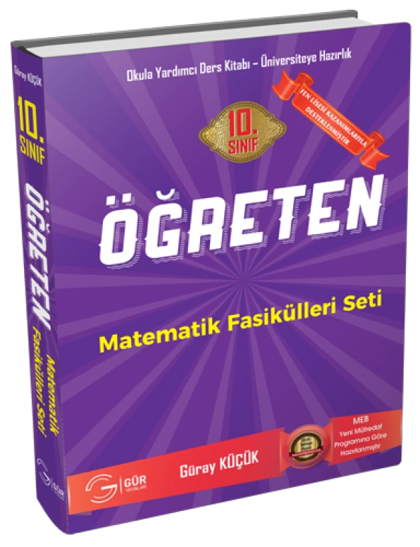10.Sınıf Öğreten Matematik Fasikülleri Seti Gür Yayınları ürün görseli 1