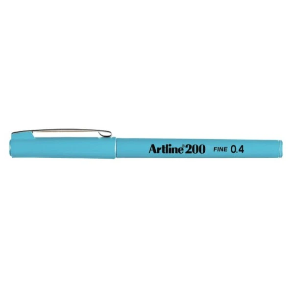 ARTLINE FINELINER KALEM 0.4 mm ACIK MAVI (EK-200) ürün görseli 1