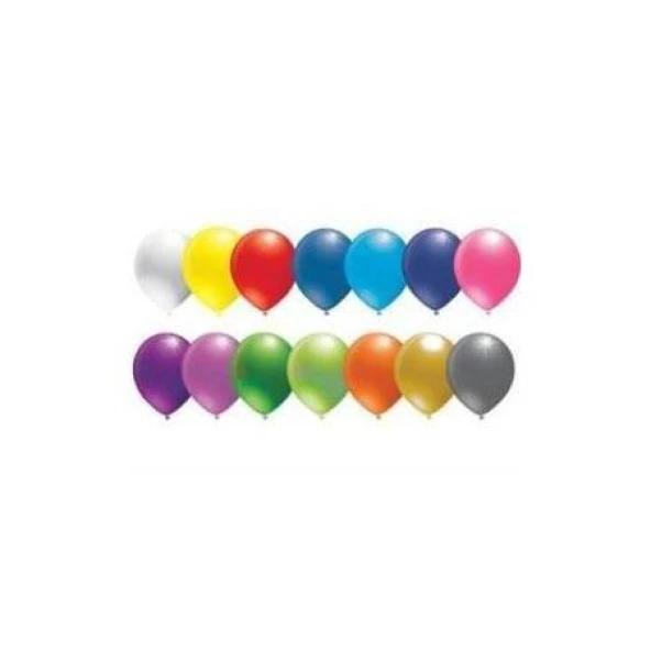 NEDI BALON 12 ınc PASTEL KARISIK RENK 100 LU ürün görseli 1