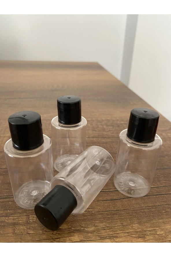 100 Adet Kapaklı Boş Şişe 30 ml Dekoratif Şampuan Şişesi ürün görseli 1