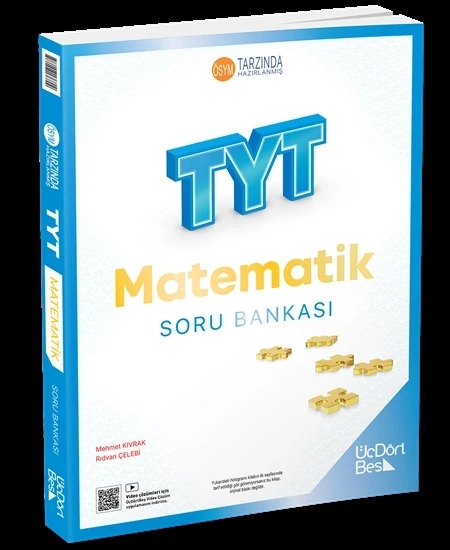 Üçdörtbeş Yayınları TYT Matematik Soru Bankası Yeni ürün görseli 1