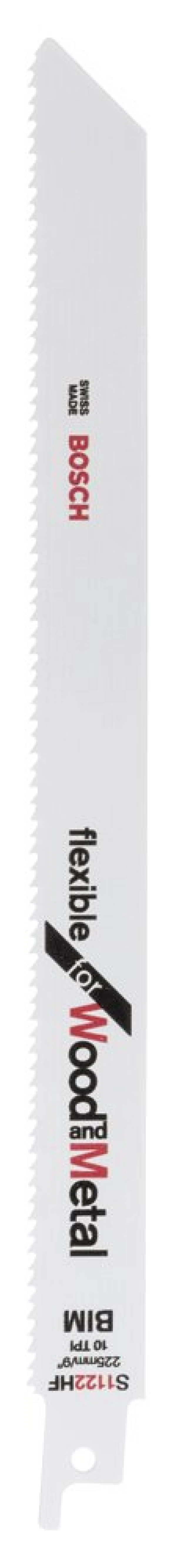 Bosch - Flexible Serisi Ahşap Ve Metal için Panter Testere Bıçağı S 1122 HF - 5'li ürün görseli 1