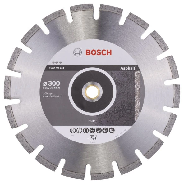 Bosch - Standard Seri Asfalt İçin Elmas Kesme Diski 300 mm ürün görseli 1