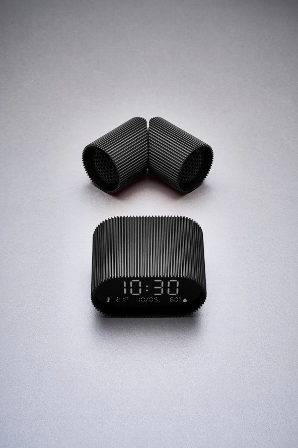Lexon Ray Alarm Saat  Siyah - Resim 8