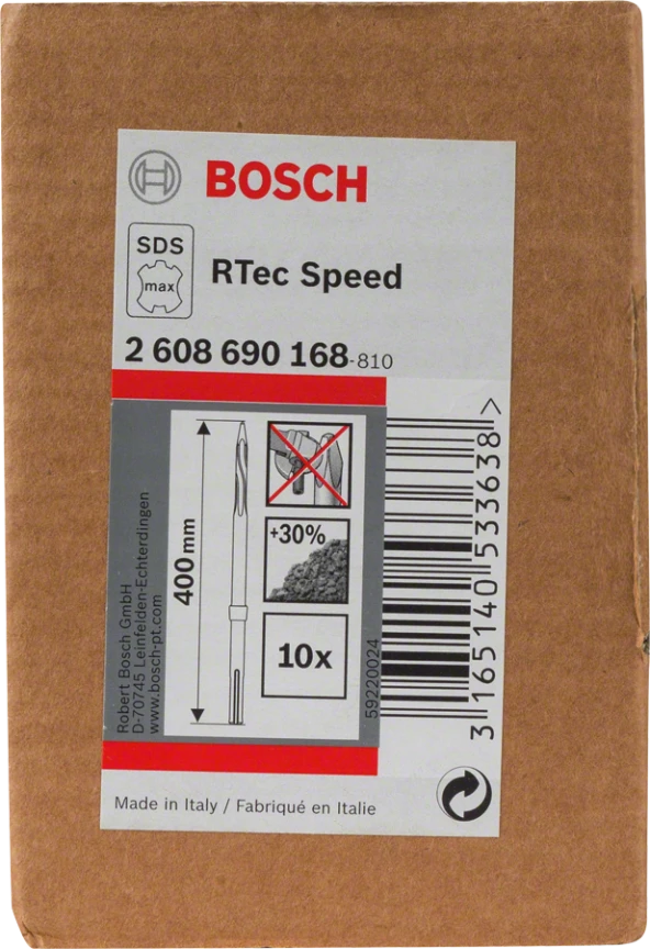 Bosch - Rtec Serisi, SDS-Max Şaftlı Sivri Keski 400 mm 10'lu ürün görseli 1