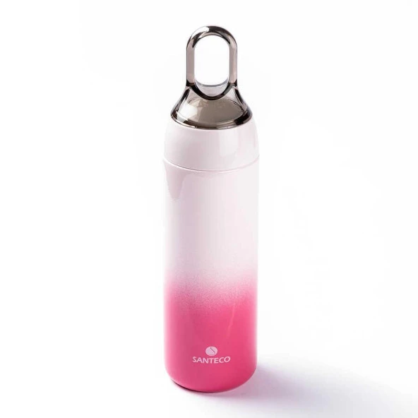 TANTİTONİ PEMBE ÇİFT KATMANLI PASLANMAZ ÇELİK TERMOS 380ML ürün görseli 1