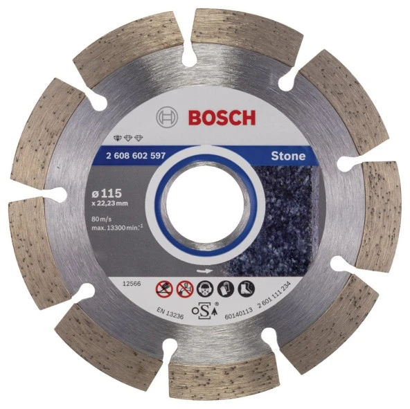 Bosch - Standard Seri Taş İçin Elmas Kesme Diski 115 mm ürün görseli 1