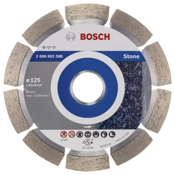 Bosch - Standard Seri Taş İçin Elmas Kesme Diski 125 mm ürün görseli 1