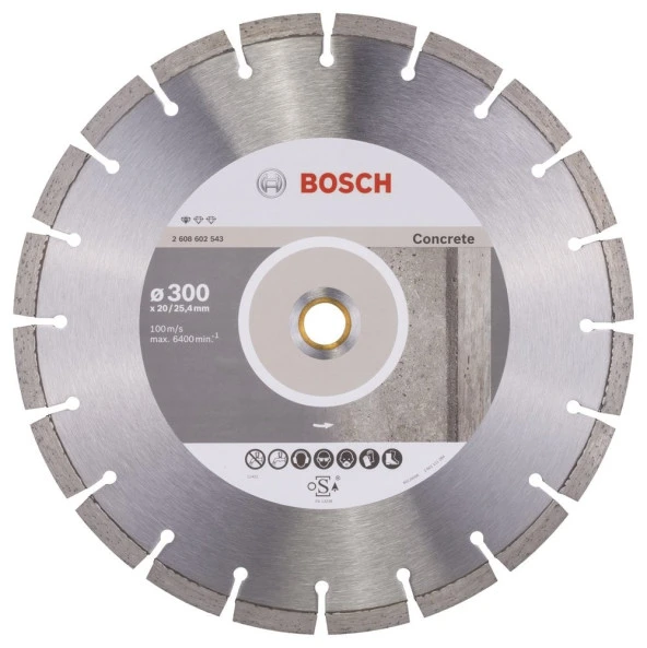 Bosch - Standard Seri Beton İçin Elmas Kesme Diski 300 mm ürün görseli 1