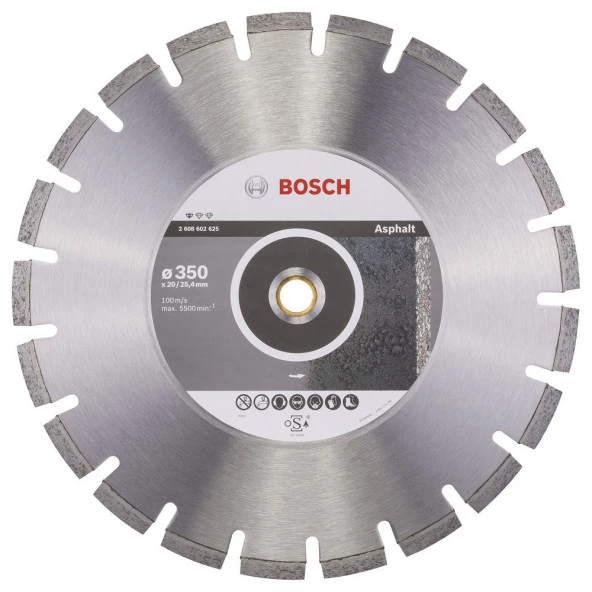 Bosch - Standard Seri Asfalt İçin Elmas Kesme Diski 350 mm ürün görseli 1