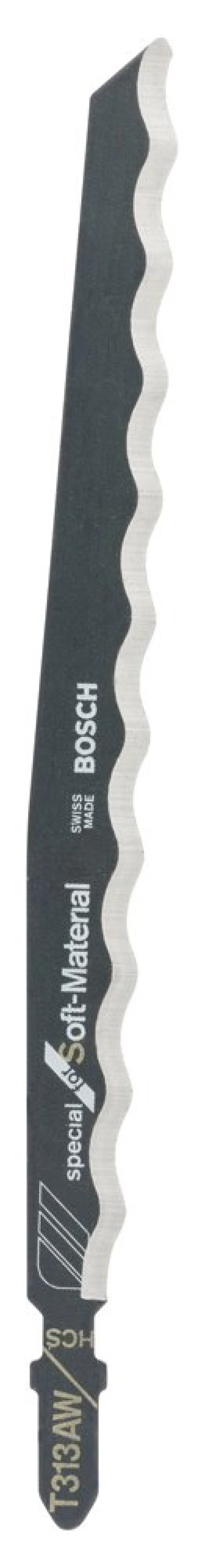 Bosch - Yalıtım Malzemeleri Ve Aşındırıcı Malzemeler İçin T 313 AW Dekupaj Testeresi Bıçağı - 3'Lü Paket ürün görseli 1