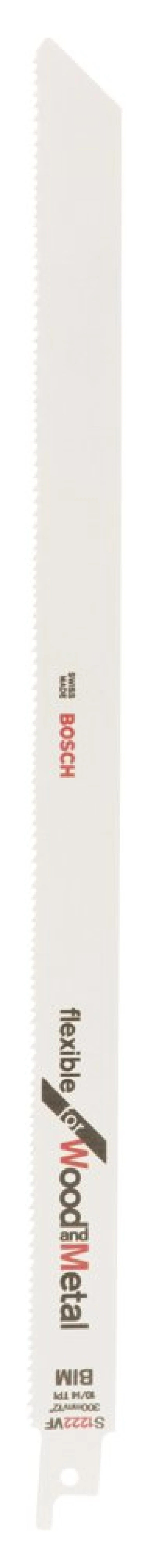 Bosch - Flexible Serisi Ahşap Ve Metal için Panter Testere Bıçağı S 1222 VF - 2'li ürün görseli 1