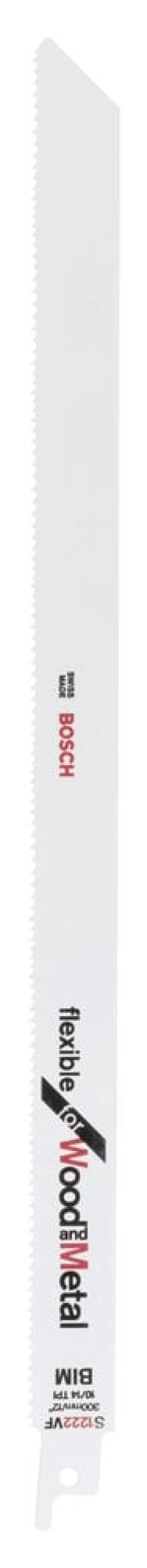 Bosch - Flexible Serisi Ahşap Ve Metal için Panter Testere Bıçağı S 1222 VF - 5'li ürün görseli 1