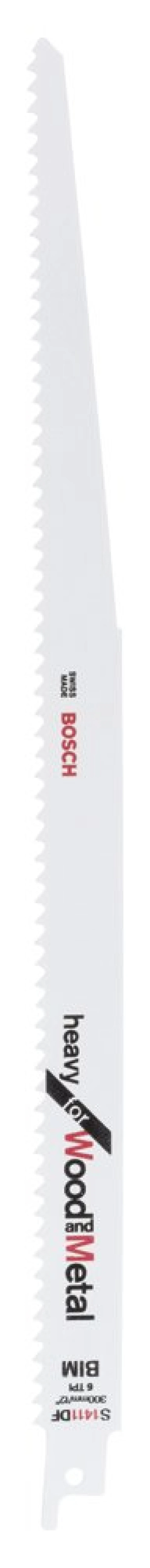 Bosch - Heavy Serisi Ahşap Ve Metal için Panter Testere Bıçağı S 1411 DF - 5'li ürün görseli 1