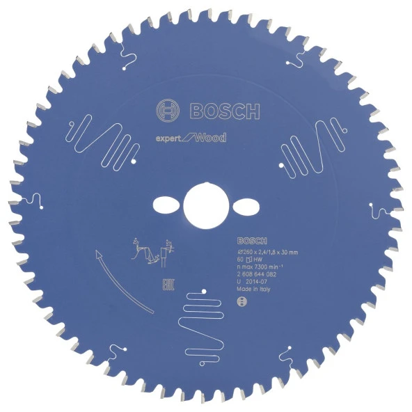 Bosch - Expert Serisi Ahşap için Daire Testere Bıçağı 260*30 mm 60 Diş ürün görseli 1