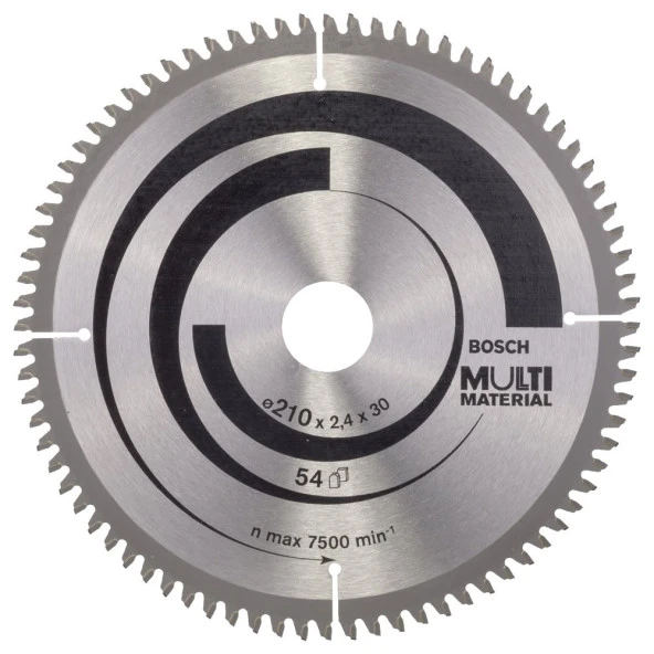 Bosch - Standard for Serisi Çoklu Malzeme için Daire Testere Bıçağı 210*30 mm 80 Diş ürün görseli 1