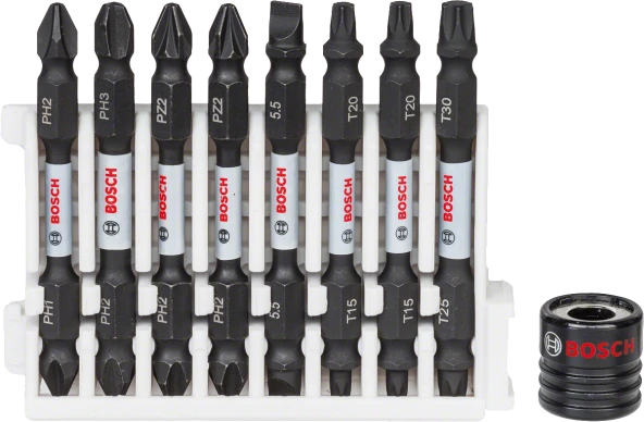 Bosch - Impact Control Serisi Çift Taraflı Vidalama Ucu 9'lu Set *65mm ürün görseli 1