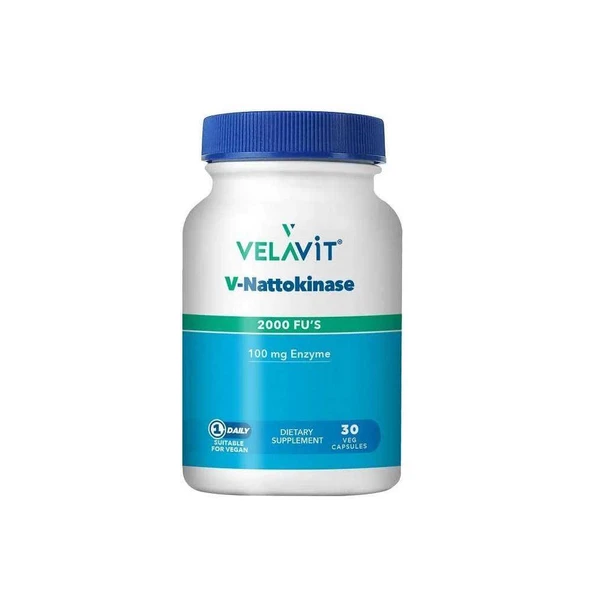 Velavit V-Nattokinase 30 Kapsül ürün görseli 1