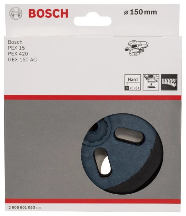 Bosch - 150 mm Zımpara Tabanı Sert - Resim 2