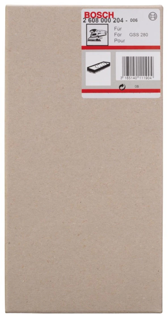 Bosch - 115*230 mm Zımpara Tabanı - Resim 2